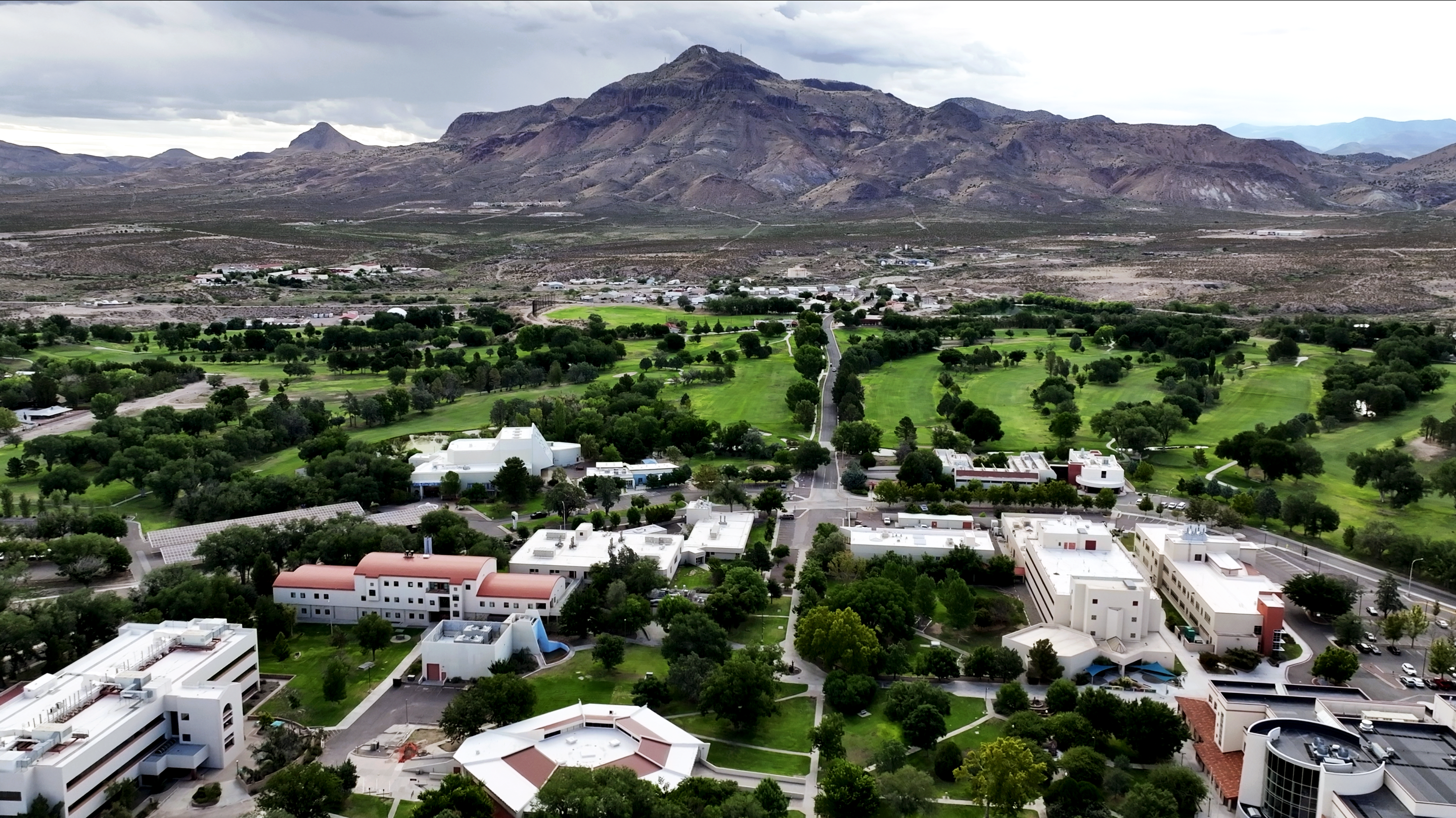 NMT Campus with M Mountain in background